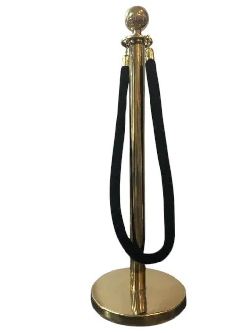 Separador de Fila Dorado con Cordón Negro ( Emperador )