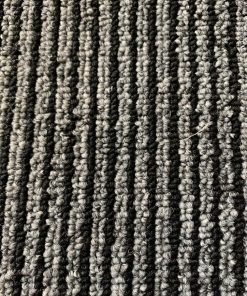 Alternative view of Alfombra Bouclé Matera Gris con Línea Negra