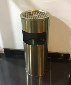 Cenicero Dorado metalico