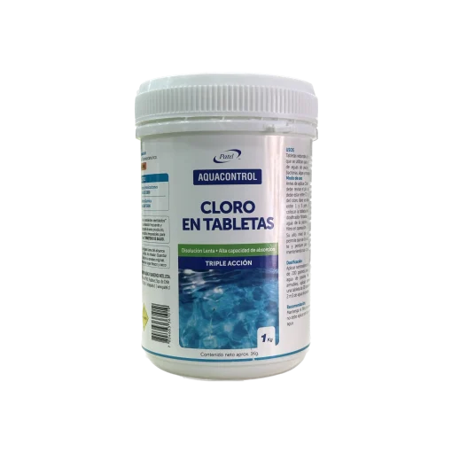 Cloro Triple Acción Para Piscinas (1 Kg) Tabletas/Pastillas