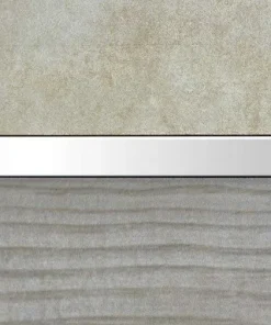 Perfil Listello Clásico Acero Inoxidable Brillante